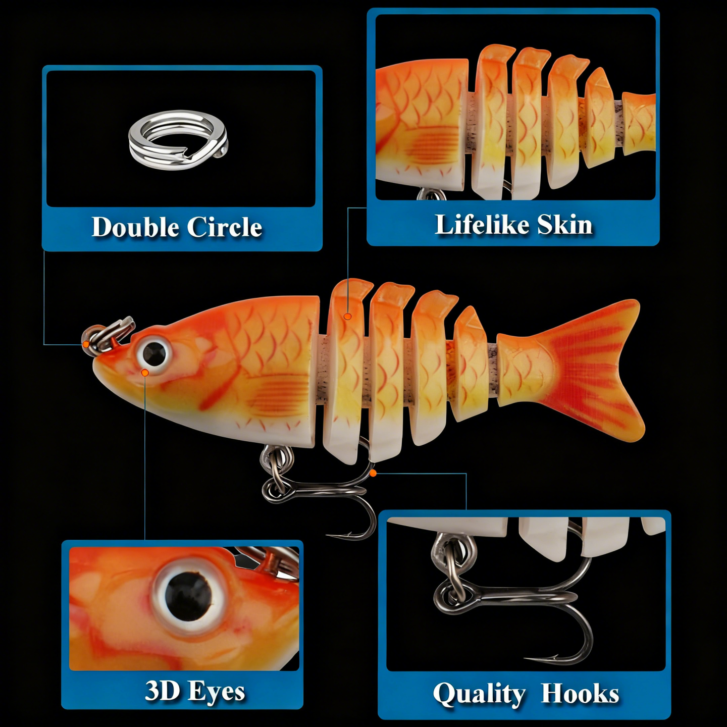 🔥Last day:62%OFF🔥Mini Multi Jointed Fishing Lure