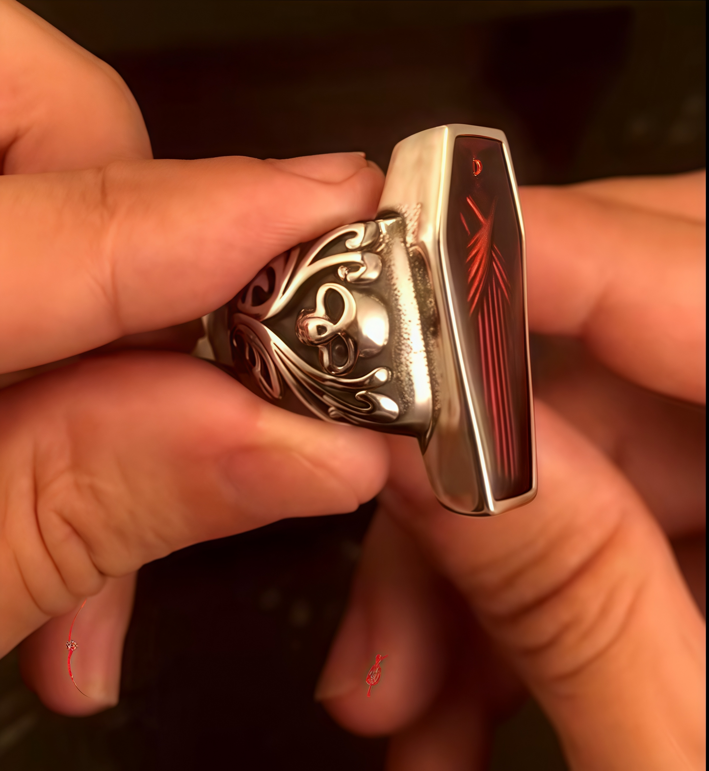 🔥Last 3 Days 55%OFF🔥Halloween Gothic Skull Ring☠️
