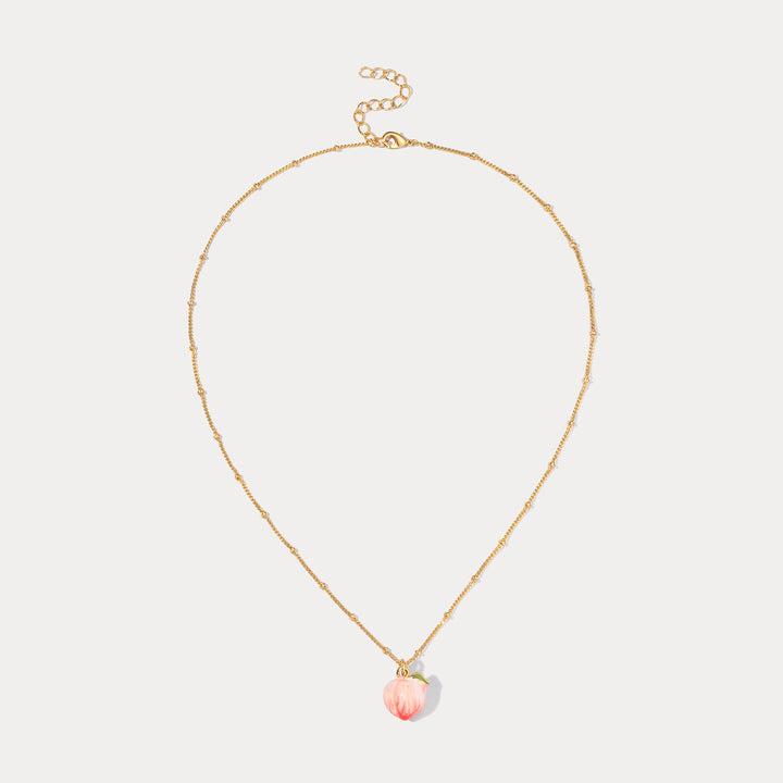 Peach Necklace