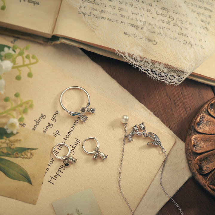 Lily Of The Valley Silver Necklace