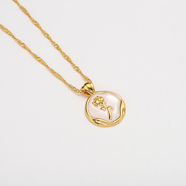 Rose Pendant Necklace
