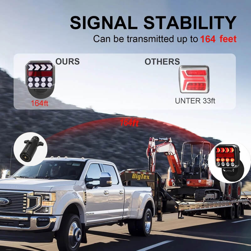 🏆Flash Sale⚡ 50K+ SOLD! Almost Gone💥Wireless Trailer Lights