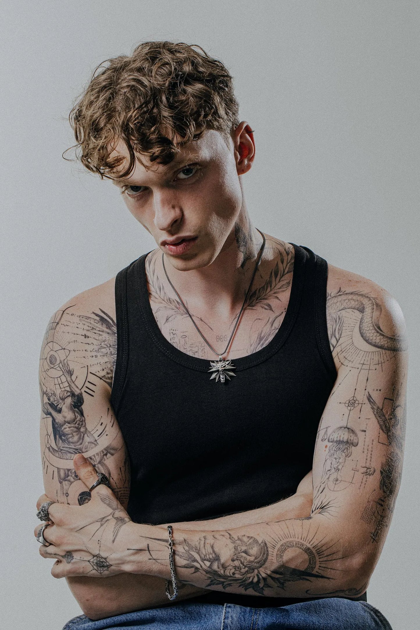 55%OFF💥-Wolf School Emblem Handcrafted Necklace