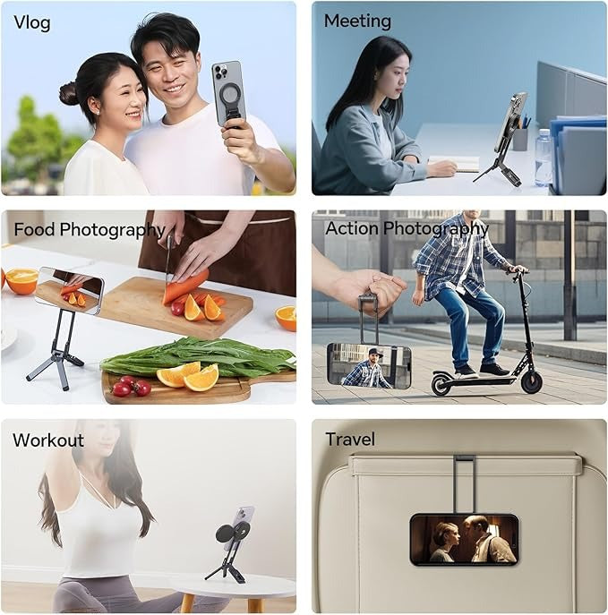 🔥Last day 52% off🔥Carabiner mobile phone tripod stand