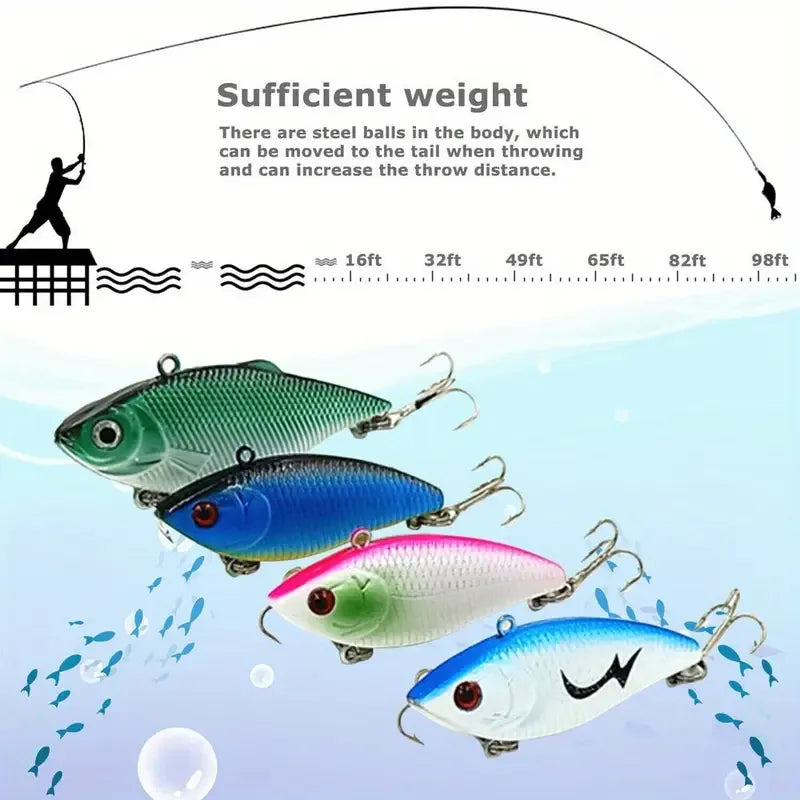 🔥Today's 54% OFF Flash Sale🔥Fishing Tackle Bass Fishing Lures Kit🎣