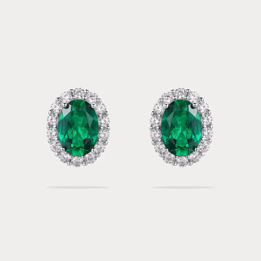 Emerald Stud Earrings