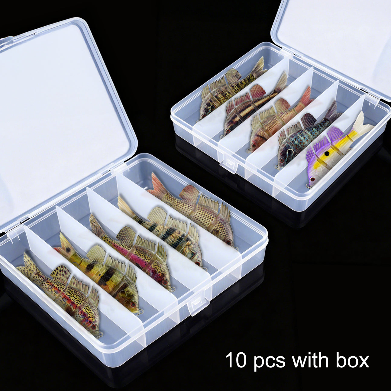 💥Last 3 days 44% OFF💥4 Segment Fishing Bait with Fiber Tail🎣