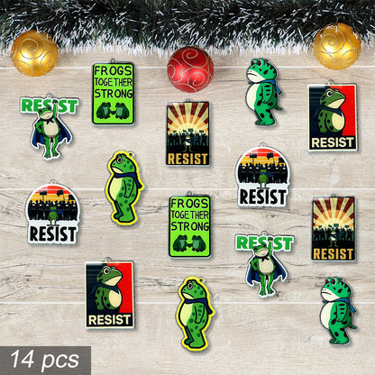 💥Last day 55% OFF💥Portland Frog Christmas Ornament