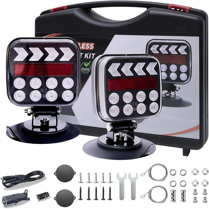 🏆Flash Sale⚡ 50K+ SOLD! Almost Gone💥Wireless Trailer Lights