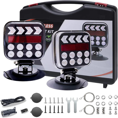 🏆Flash Sale⚡ 50K+ SOLD! Almost Gone💥Wireless Trailer Lights