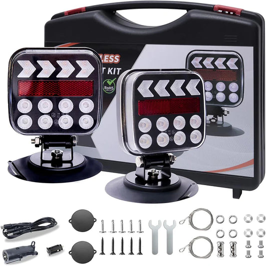 🏆Flash Sale⚡ 50K+ SOLD! Almost Gone💥Wireless Trailer Lights