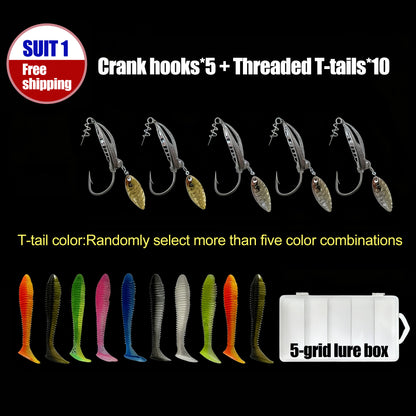 💥Last 3 days 49% OFF💥T Tail Soft Bait with Lead Head Hooks🎣