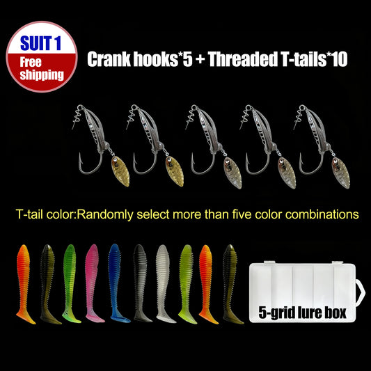 💥Last 3 days 49% OFF💥T Tail Soft Bait with Lead Head Hooks🎣