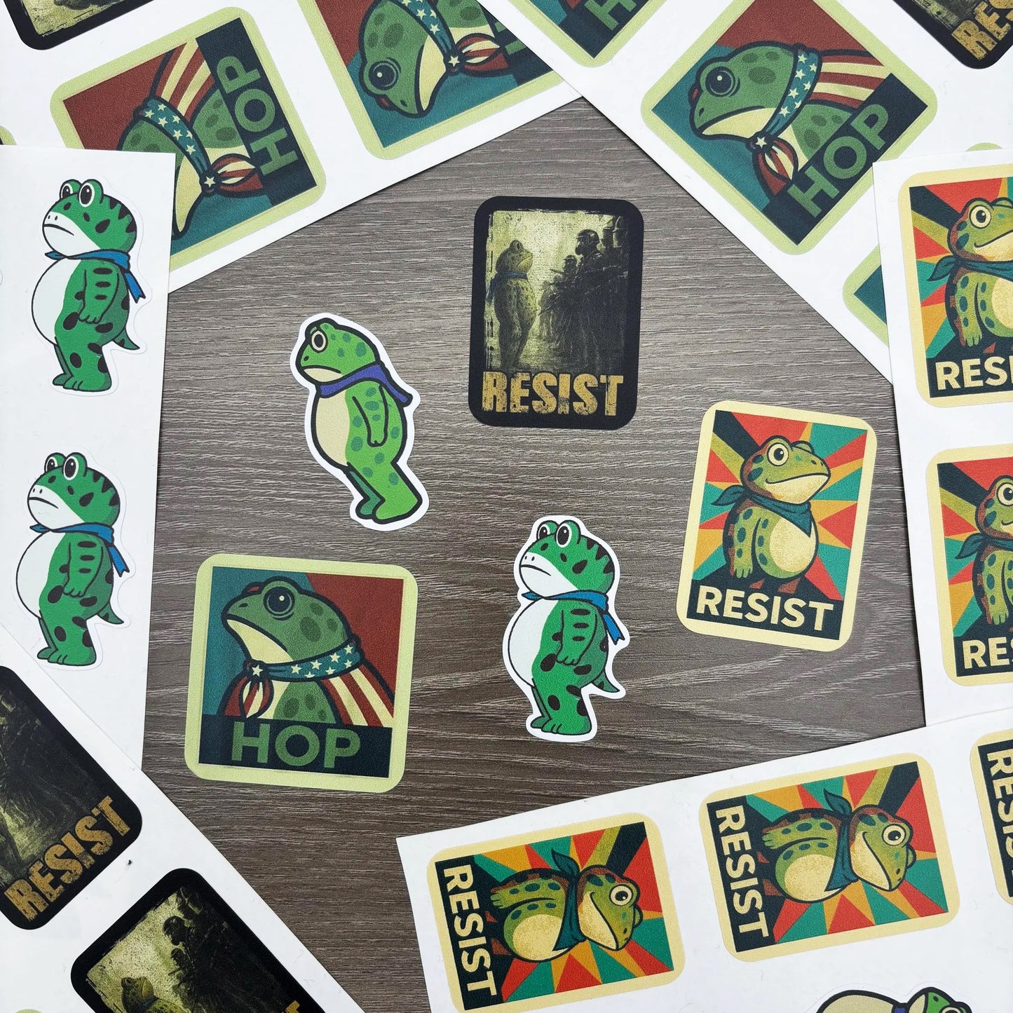 💥Last day 54% OFF💥Portland frog protest sticker🐸