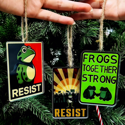 💥Last day 55% OFF💥Portland Frog Christmas Ornament