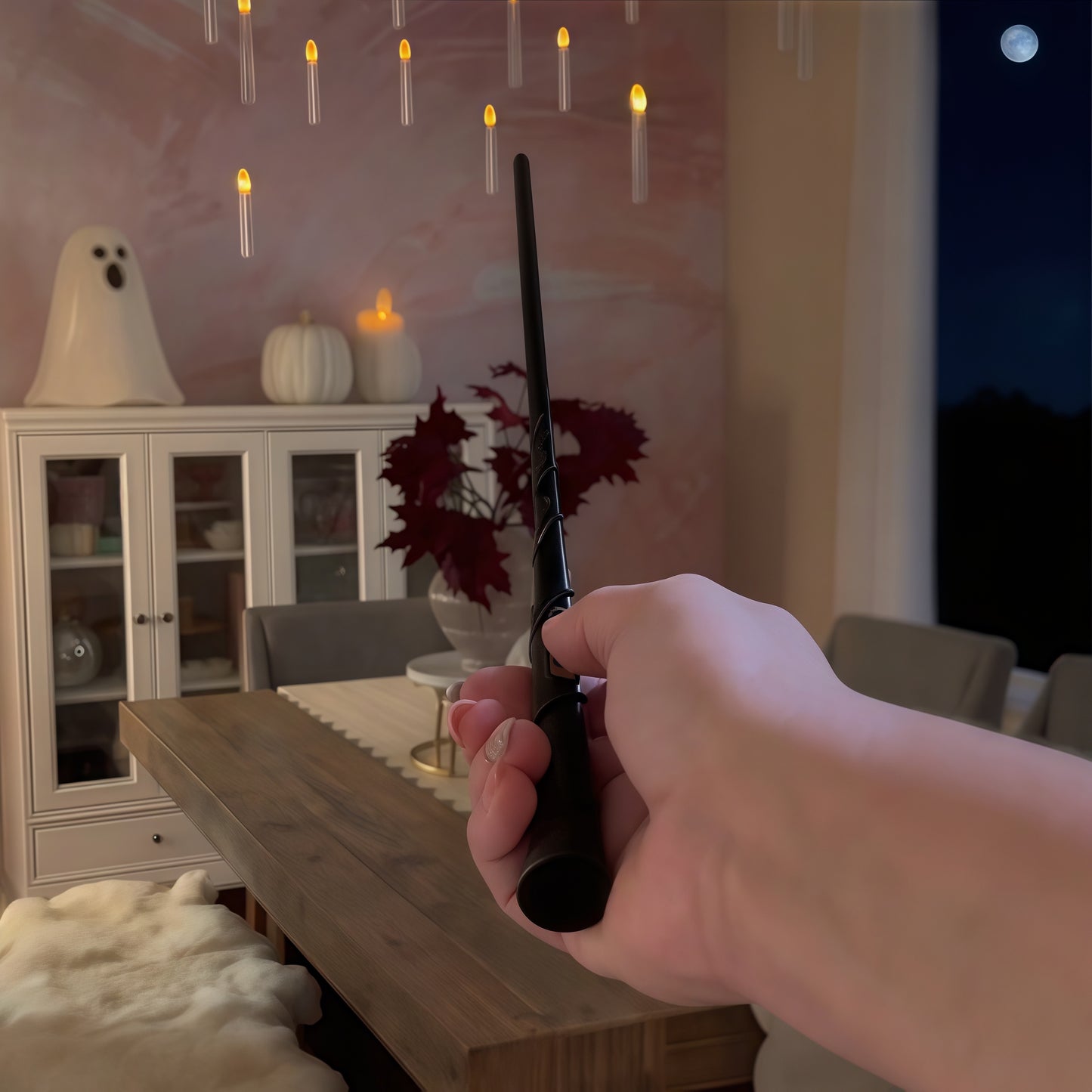 🧙Floating Candles with Wand✨