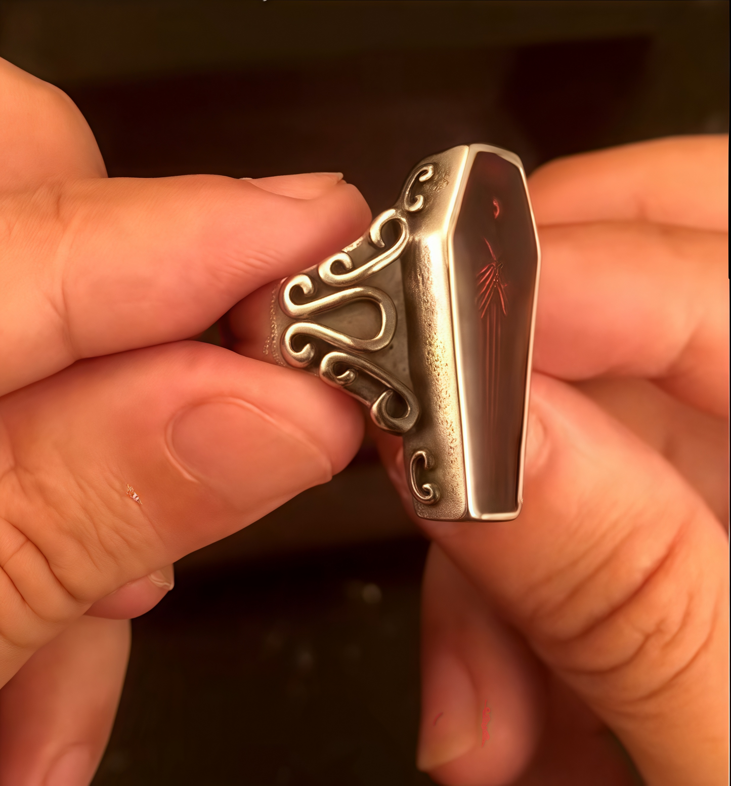 🔥Last 3 Days 55%OFF🔥Halloween Gothic Skull Ring☠️