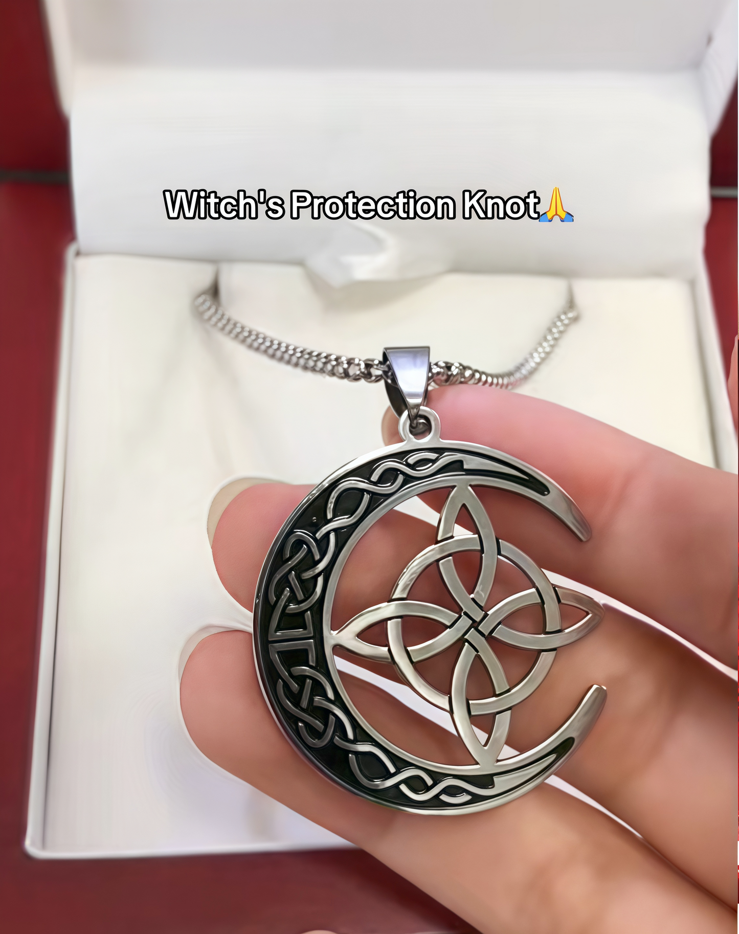 🔥Last  Day 53% OFF🔥Witch's Protection Knote Necklace🧙