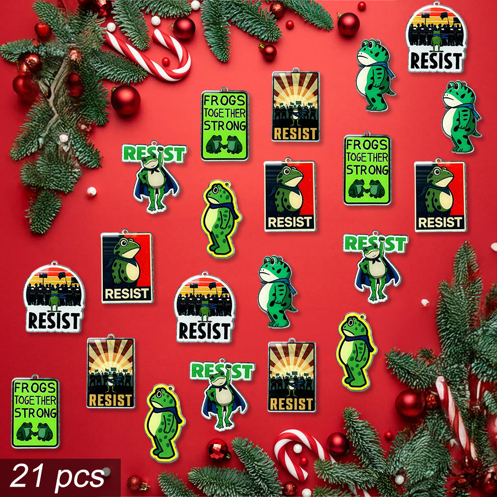 💥Last day 55% OFF💥Portland Frog Christmas Ornament