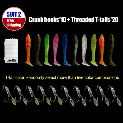 💥Last 3 days 49% OFF💥T Tail Soft Bait with Lead Head Hooks🎣