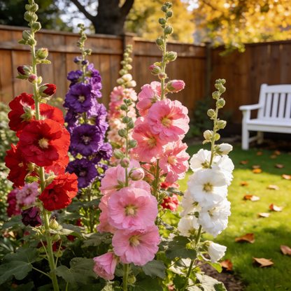 💥Best Selling – 65% OFF💥Chater's Mixed Double-Flowered Hollyhock