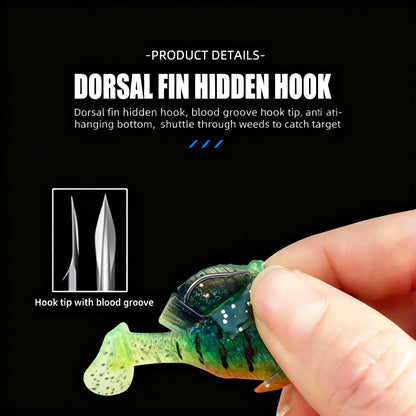 💥Last day 46% OFF💥Paddle Tail Swimbaits with Spinner