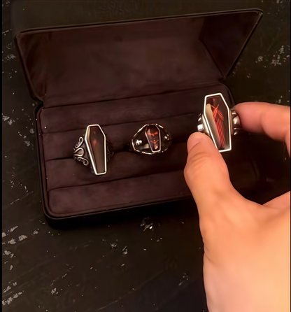 🔥Last 3 Days 55%OFF🔥Halloween Gothic Skull Ring☠️