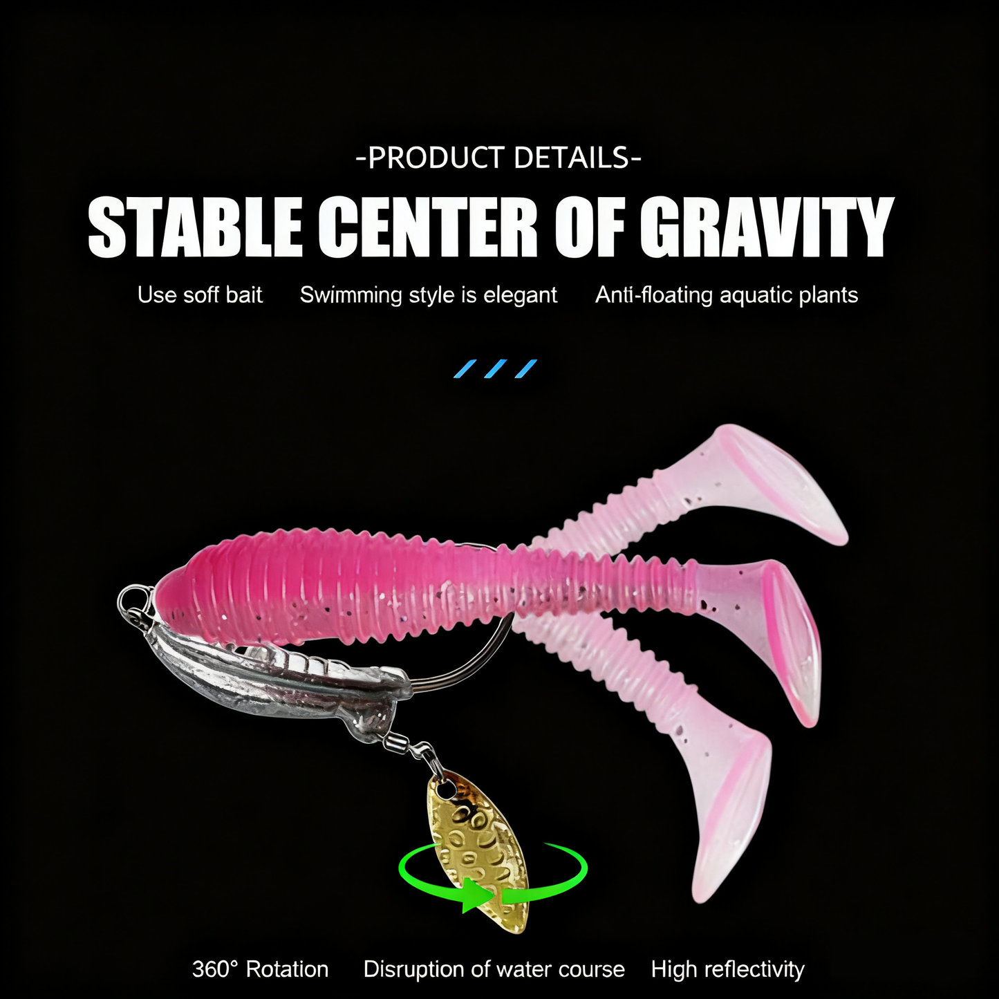 💥Last 3 days 49% OFF💥T Tail Soft Bait with Lead Head Hooks🎣