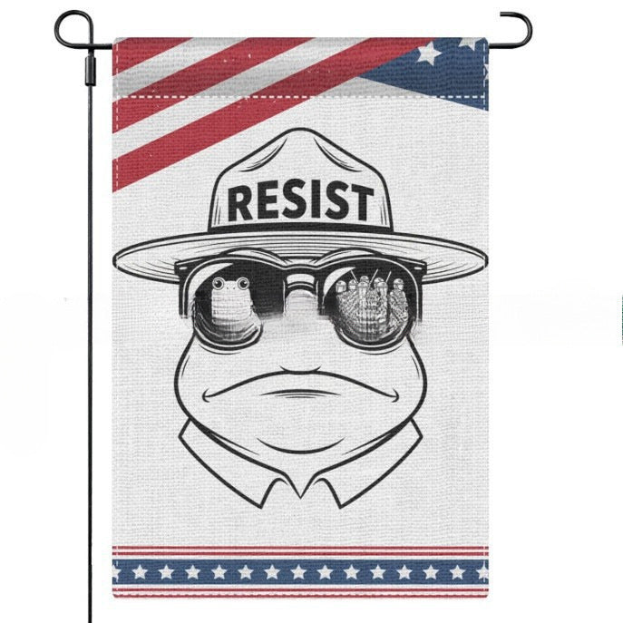 💥Last day 45% OFF💥Portland Frog Protest Garden Flag🐸