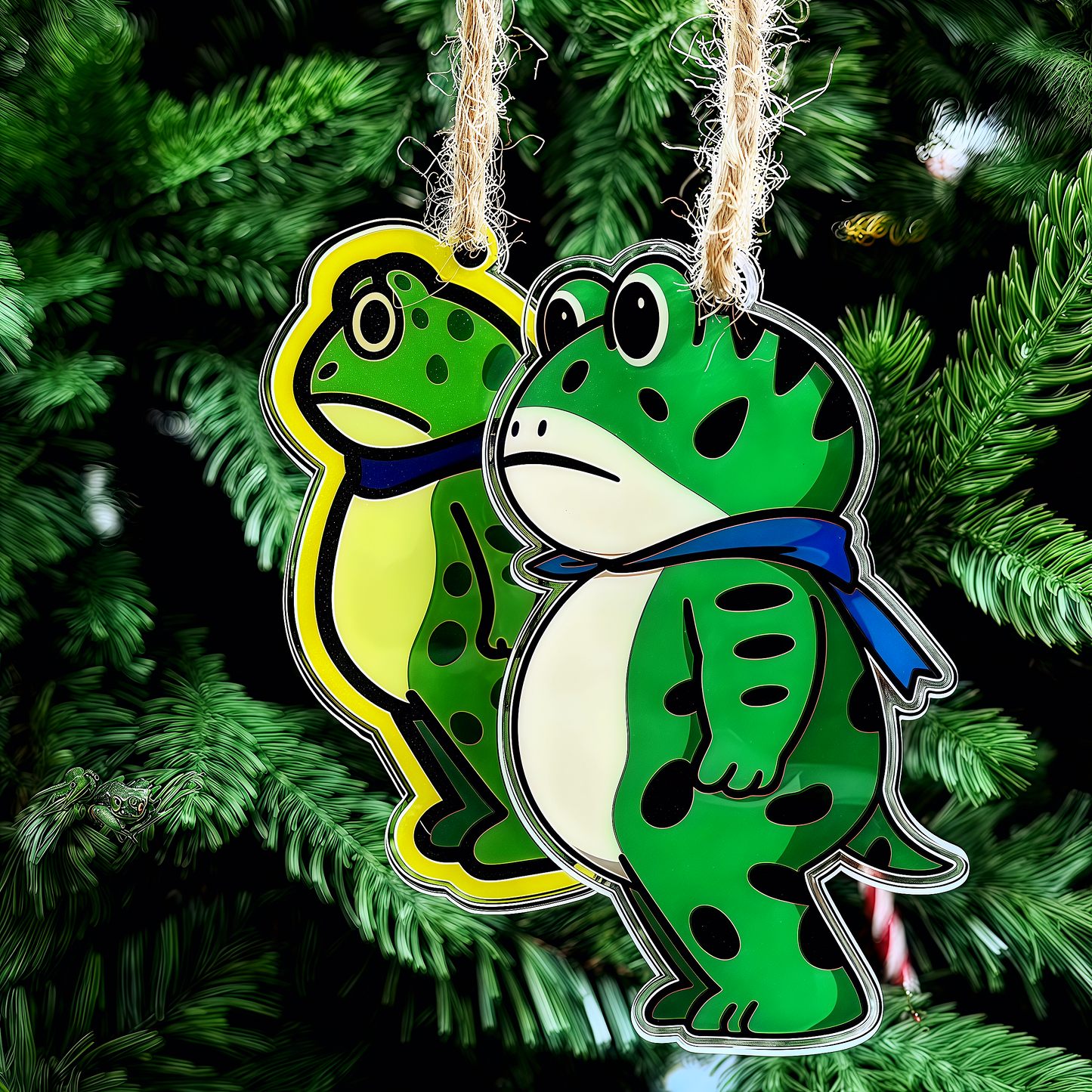 💥Last day 55% OFF💥Portland Frog Christmas Ornament