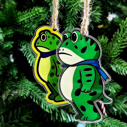 💥Last day 55% OFF💥Portland Frog Christmas Ornament