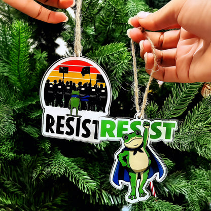 💥Last day 55% OFF💥Portland Frog Christmas Ornament