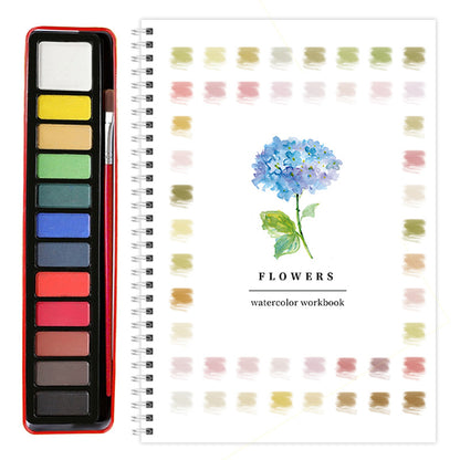 Watercolor coloring book