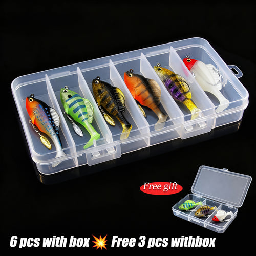 💥Last day 46% OFF💥Paddle Tail Swimbaits with Spinner