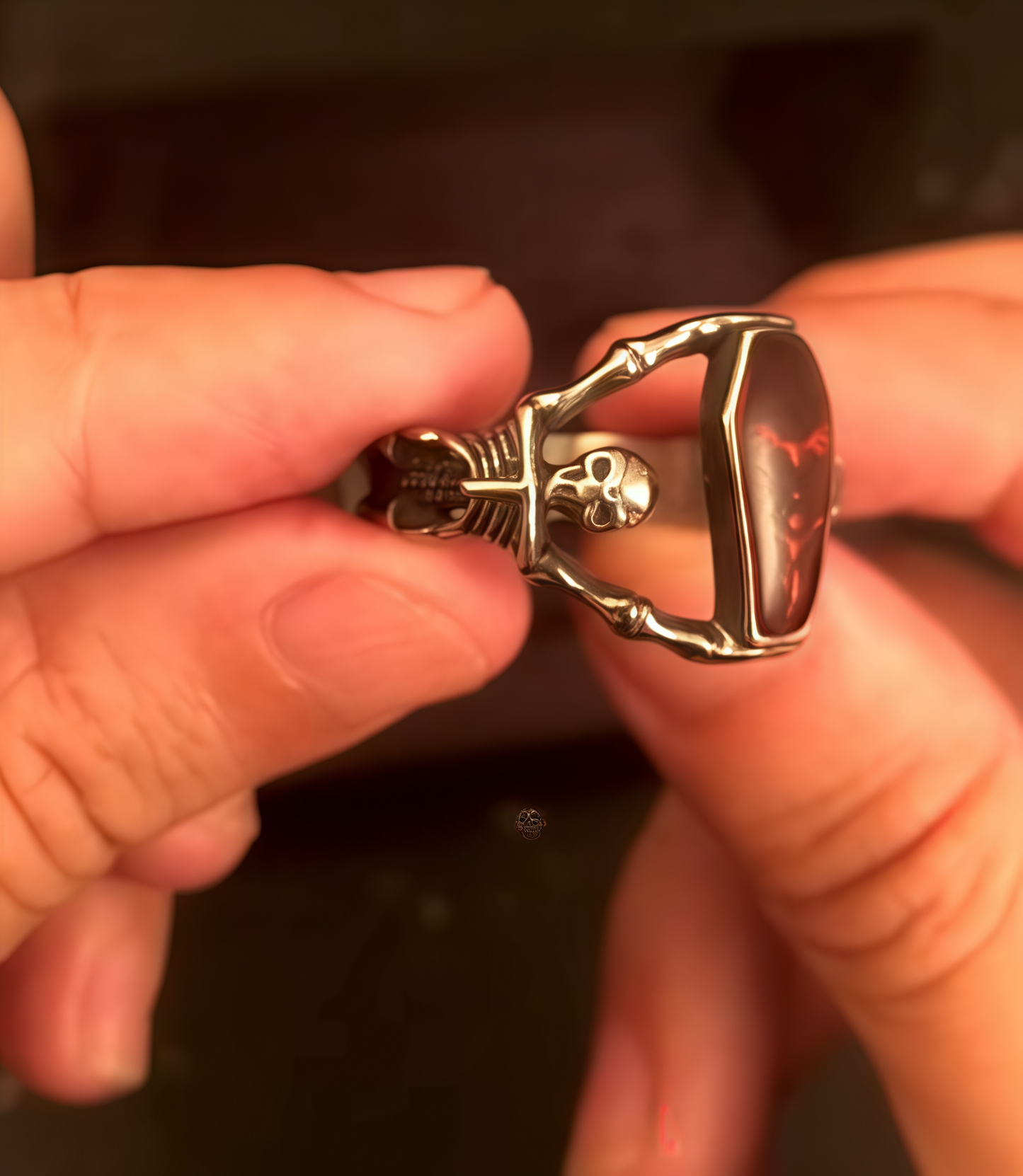 🔥Last 3 Days 55%OFF🔥Halloween Gothic Skull Ring☠️