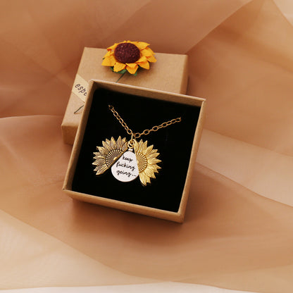 Sunshine Sunflower Necklace