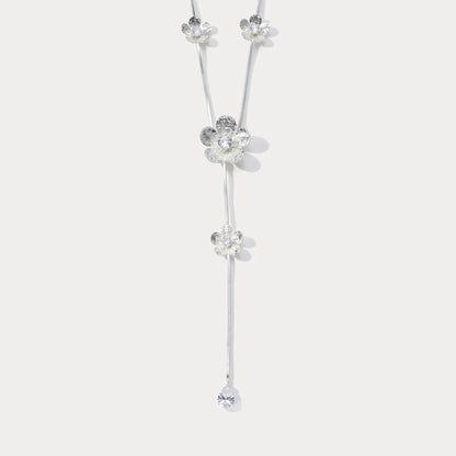 Flowers Dangling Necklace