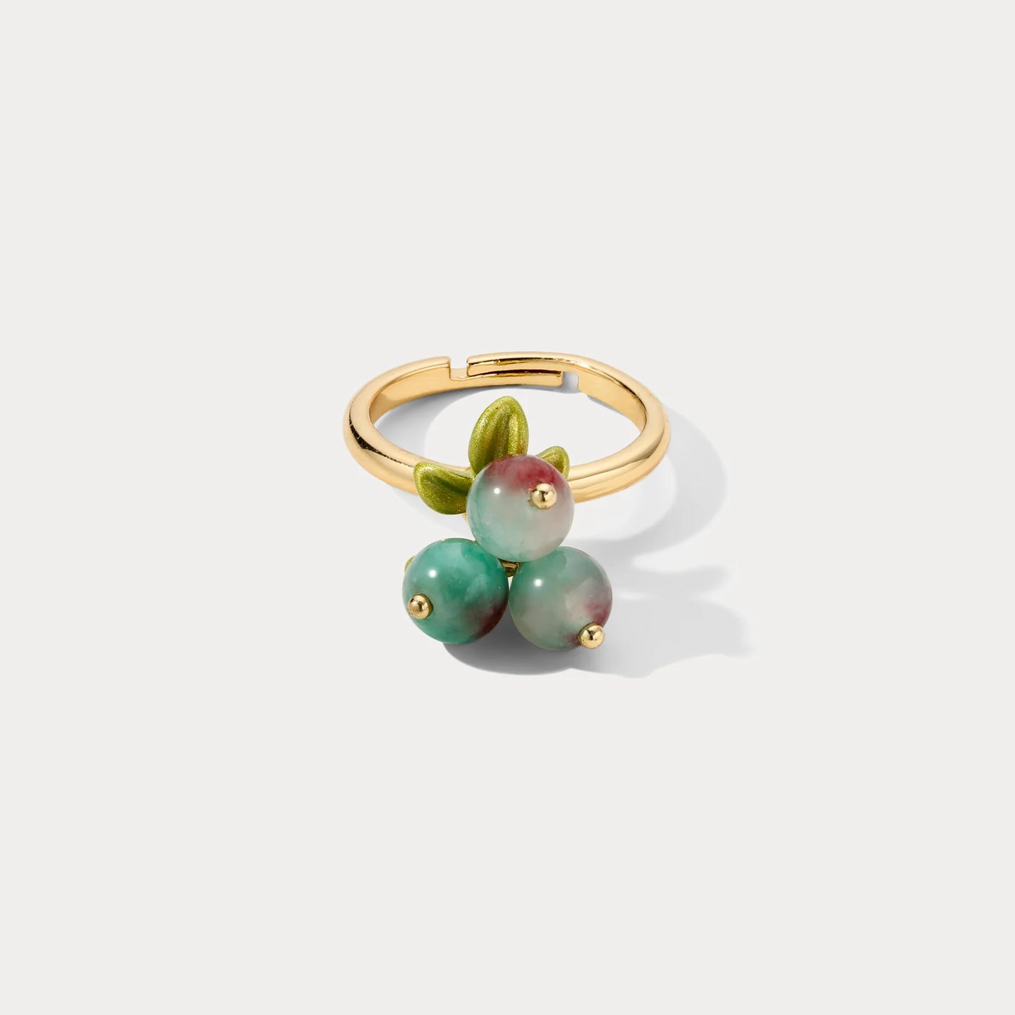 Aqua - Red Berry Ring