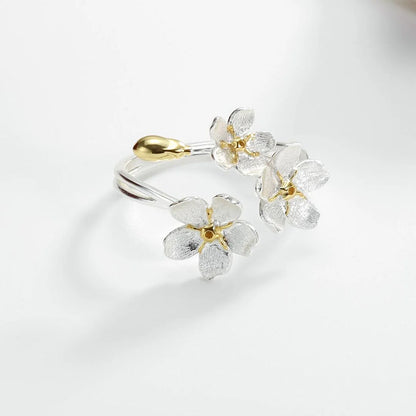 Forget-Me-Not Flowers Ring