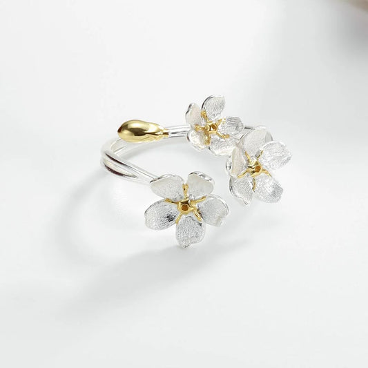 Forget-Me-Not Flowers Ring