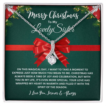 To My Sister Necklace(Alluring Beauty)