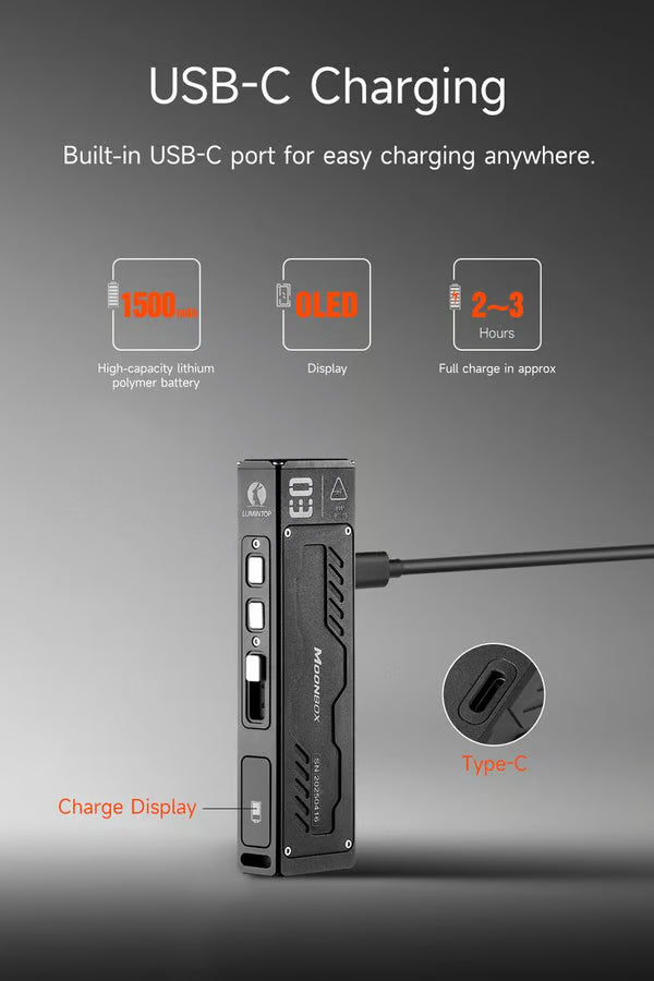 🔥Hot Sale 49% OFF -🔥 MoonBox 3.0 EDC Flashlight🔦