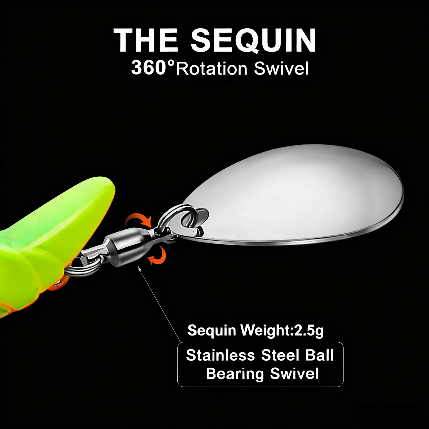 🔥Last 3 days 48% OFF🔥Fish Head Spin Underspin🎣