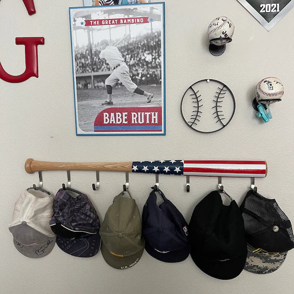 ⚾ Baseball-Style Coat hook🧢