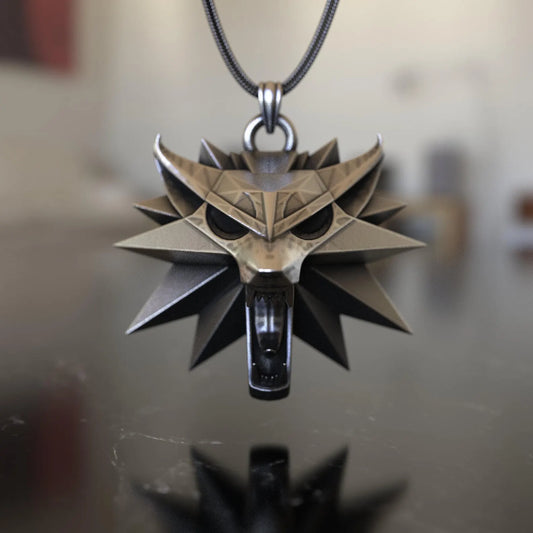 55%OFF💥-Wolf School Emblem Handcrafted Necklace