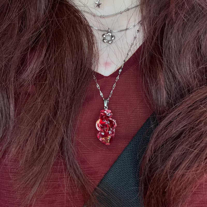 40% OFF💥-Handcrafted Heart Necklace-Valentine's Day Gifts