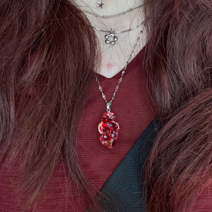 40% OFF💥-Handcrafted Heart Necklace-Valentine's Day Gifts