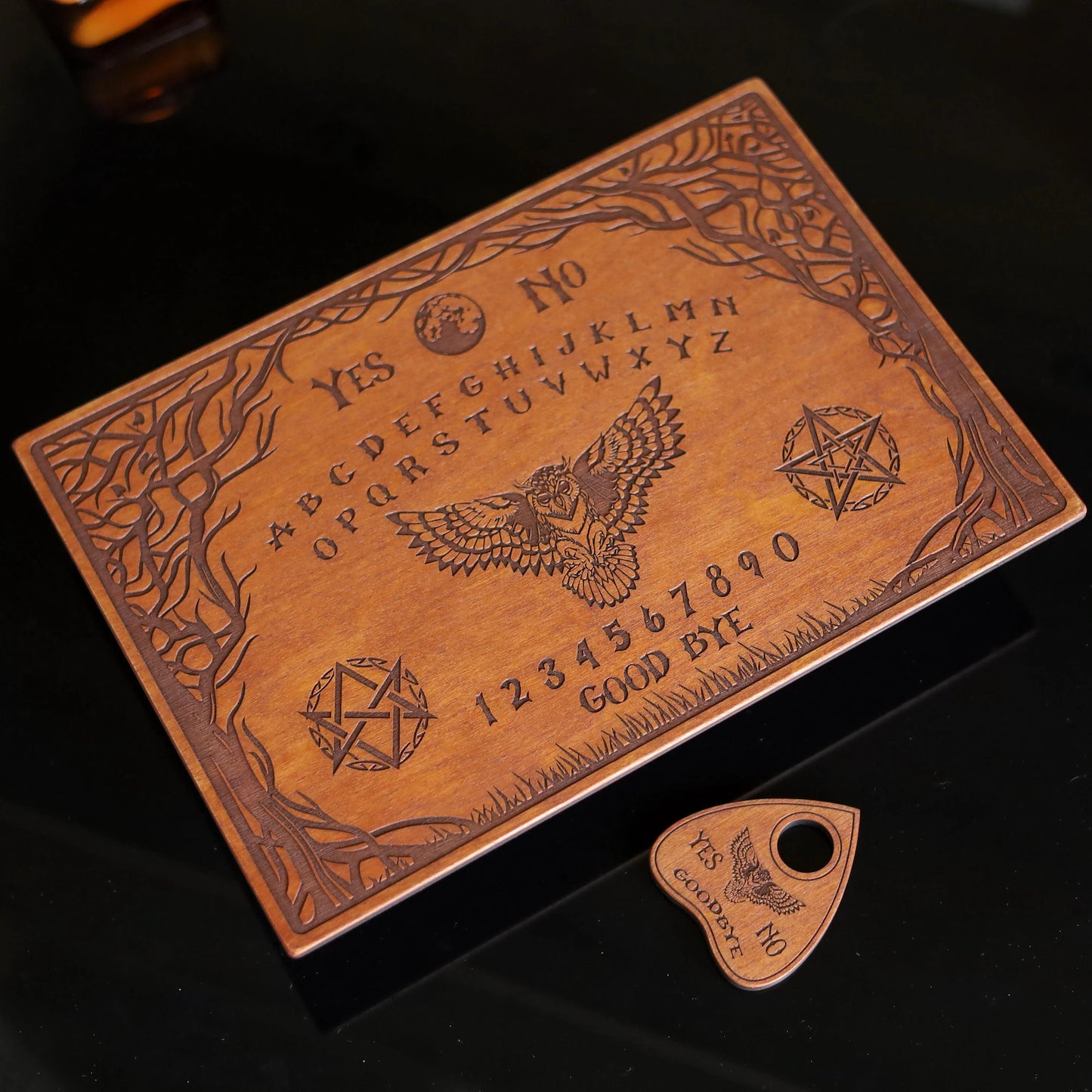 Owl Spirit Board–Wiccan Divination Tool