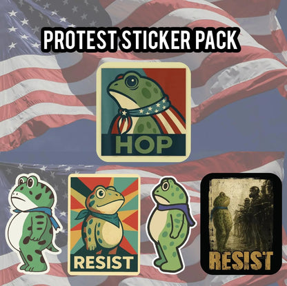 💥Last day 54% OFF💥Portland frog protest sticker🐸