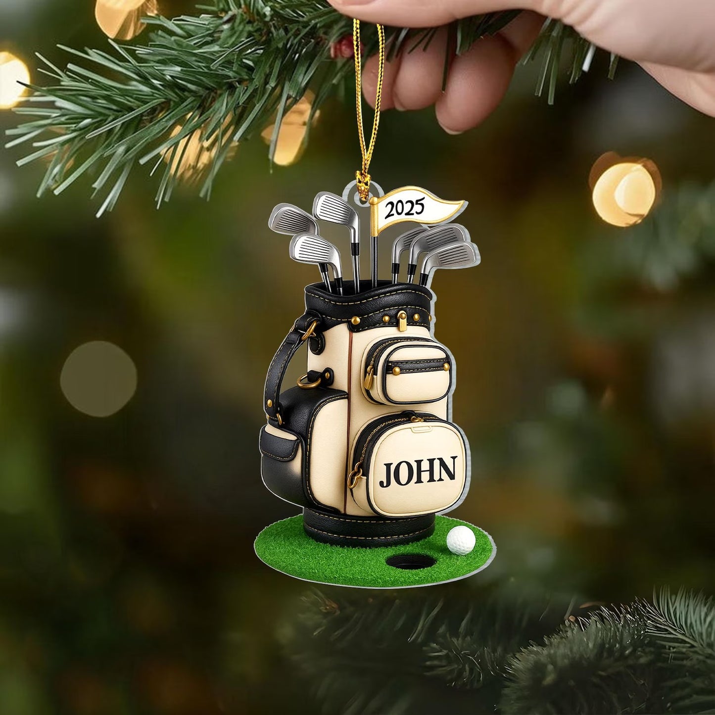 💥Last day 56% OFF💥3DPersonalized Golf Bag Ornament